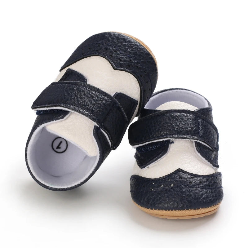 Baby Retro PU Leather First Walkers