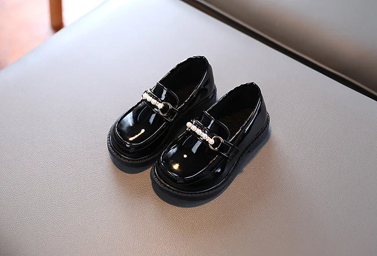 Girls' British Style Wedding Loafers