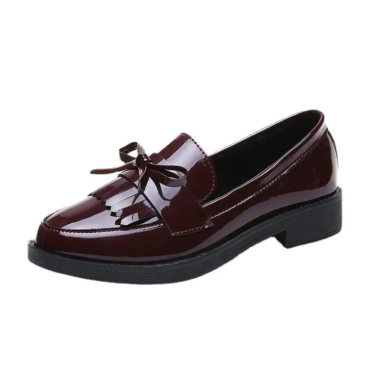 Women's Butterfly Knot Tassel Loafers