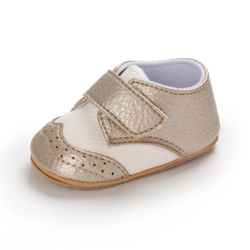 Baby Retro PU Leather First Walkers