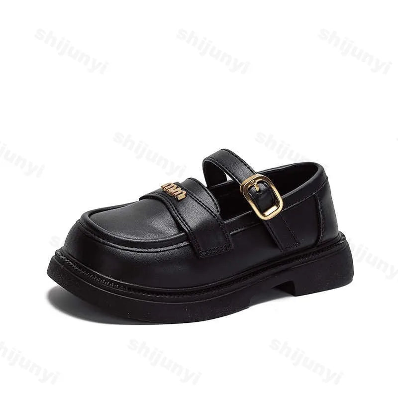 Girls' PU Leather School Loafers