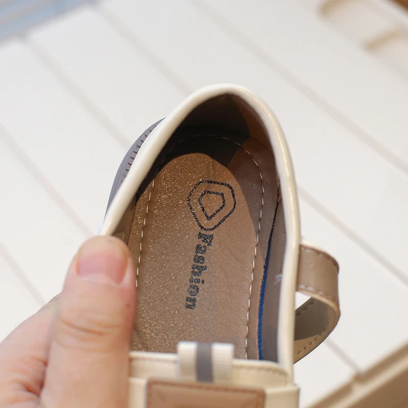 Kids' Designer Leather Party Flats