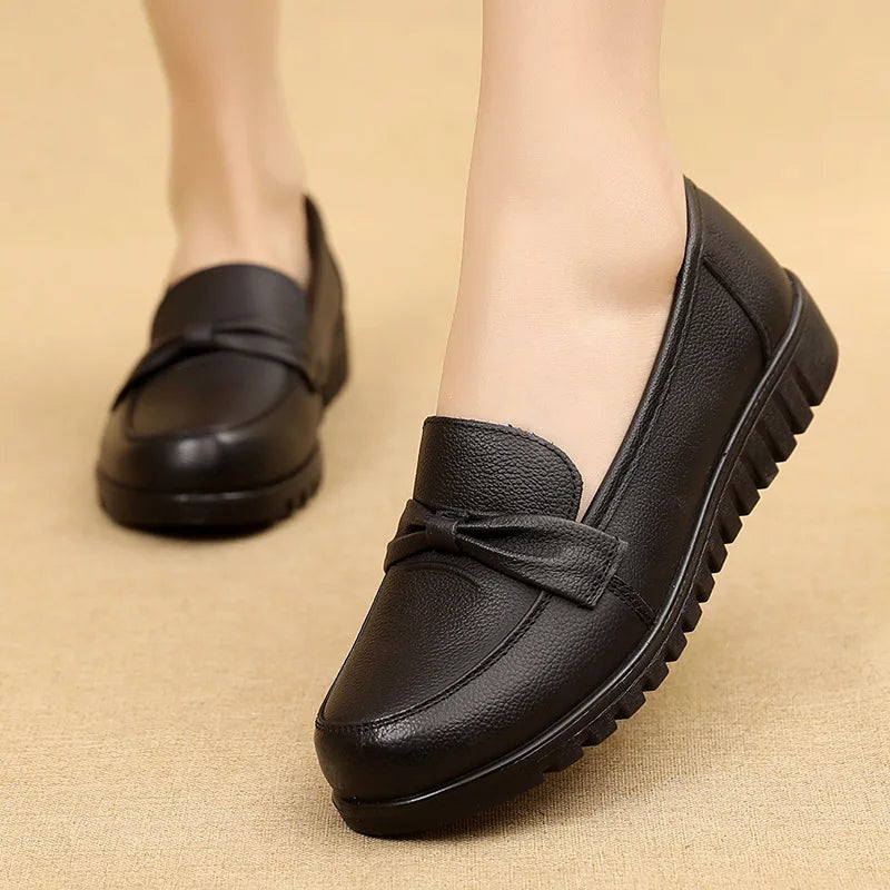 Women's Genuine Leather Comfort Loafers