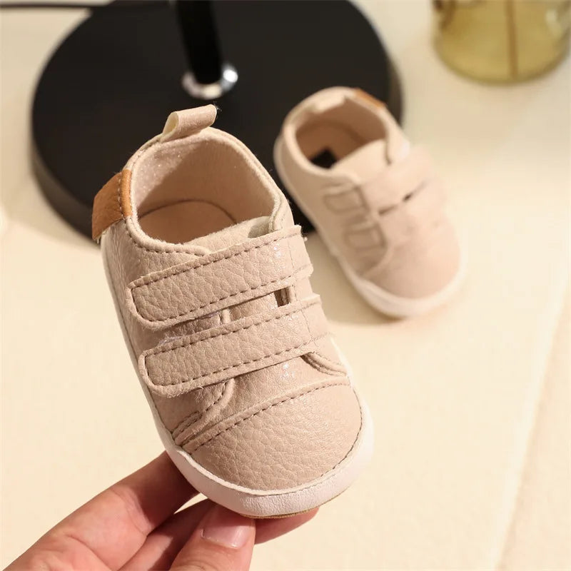 Baby Soft Soled PU Walking Shoes