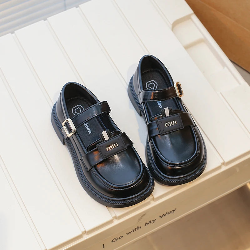 Kids' Designer Leather Party Flats