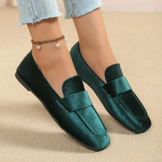 Women's Soft Sole Retro Flat Loafers