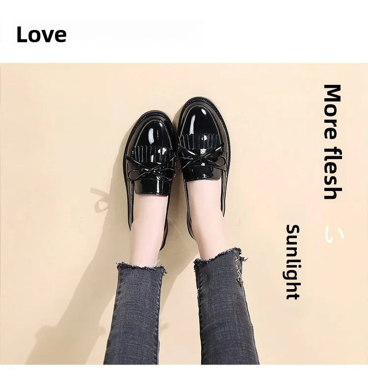 Women's Butterfly Knot Tassel Loafers