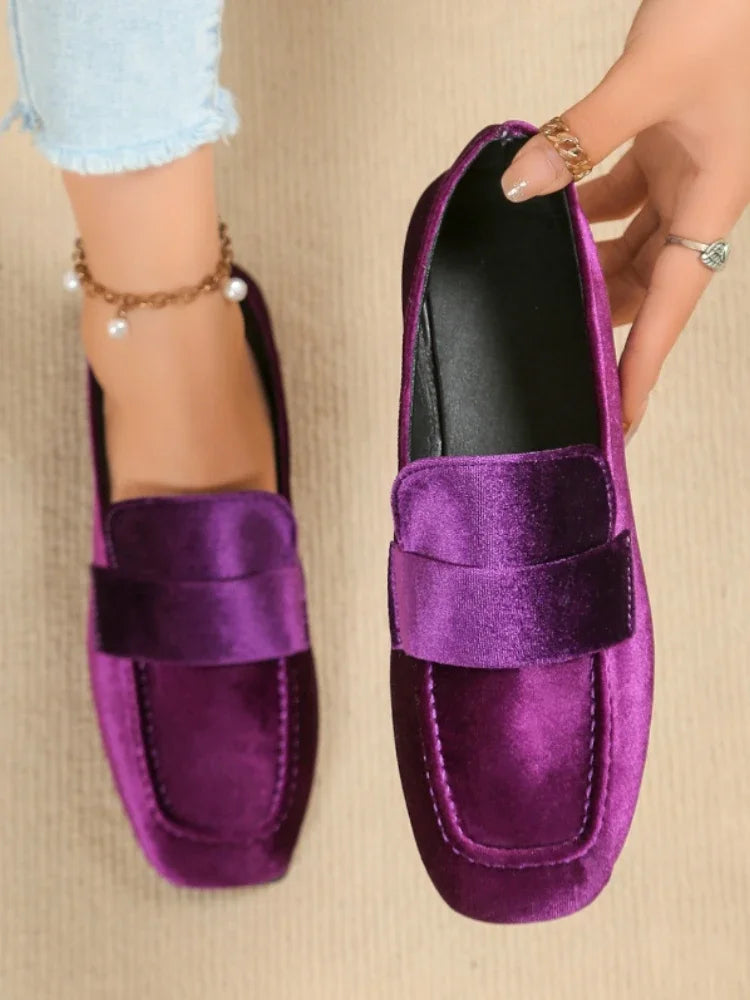 Women's Soft Sole Retro Flat Loafers