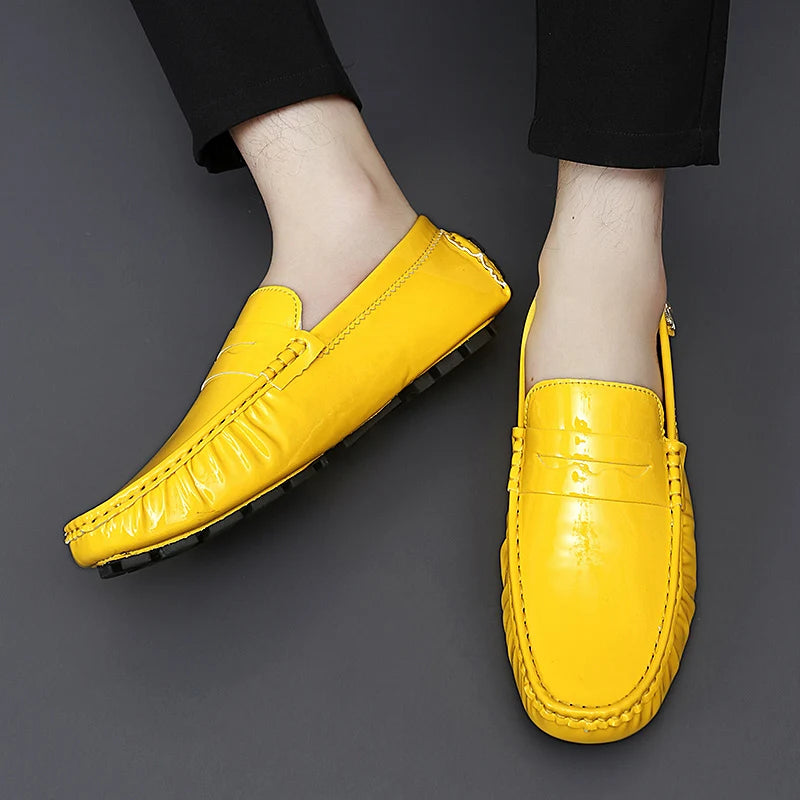 Women's Patent Leather Slip-On Loafers