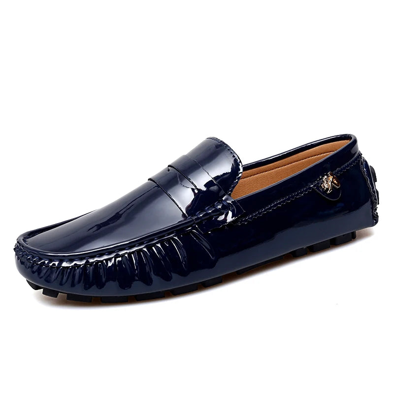 Women's Patent Leather Slip-On Loafers