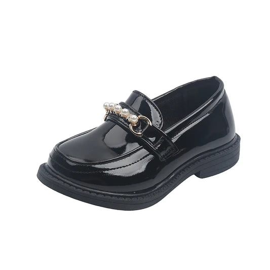 Girls' British Style Wedding Loafers