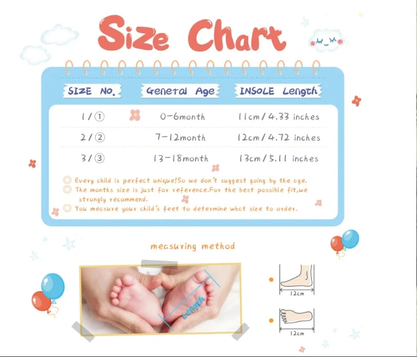 Baby Soft Soled PU Walking Shoes