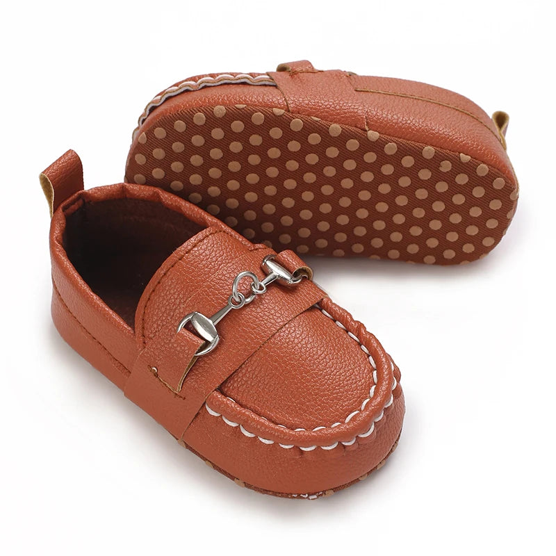 Baby Soft Bottom PU Bean Shoes
