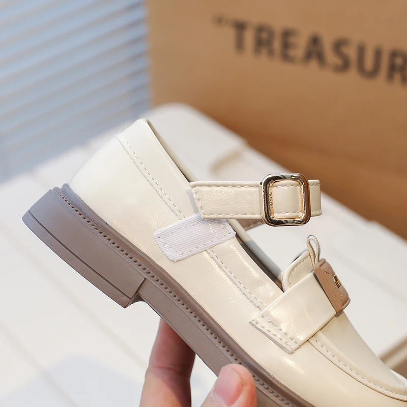 Kids' Designer Leather Party Flats