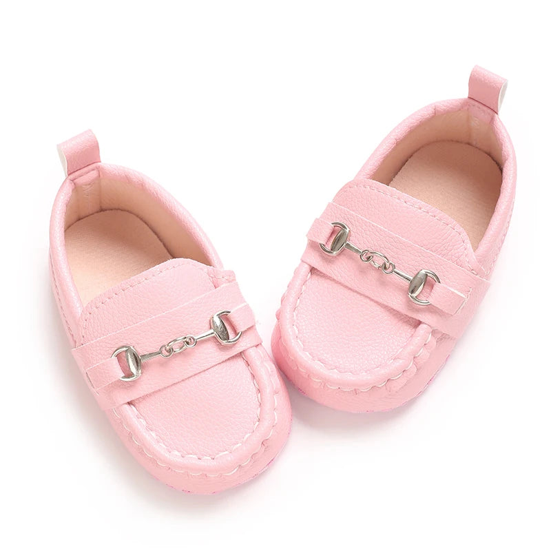 Baby Soft Bottom PU Bean Shoes