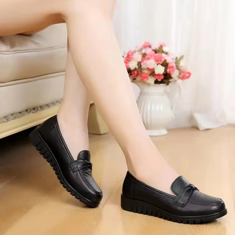 Women's Genuine Leather Comfort Loafers