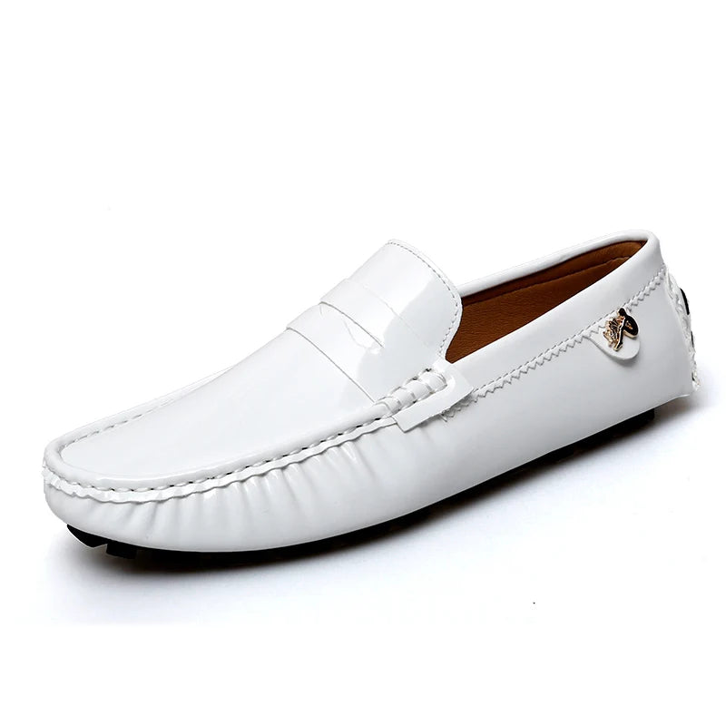 Women's Patent Leather Slip-On Loafers