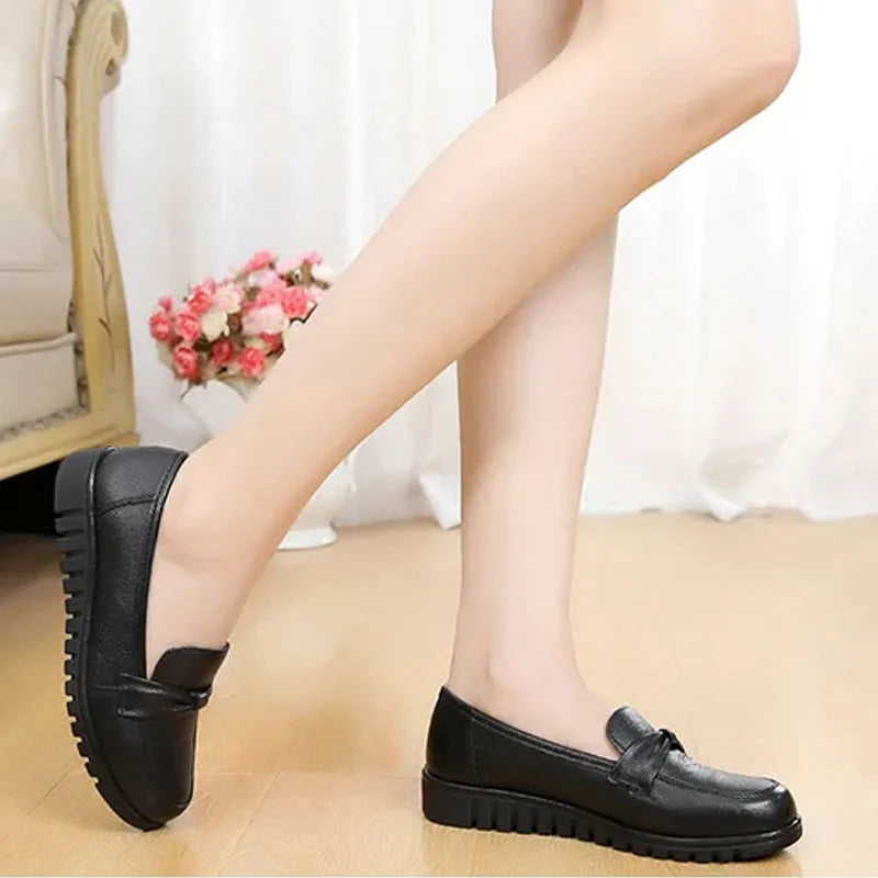 Women's Genuine Leather Comfort Loafers