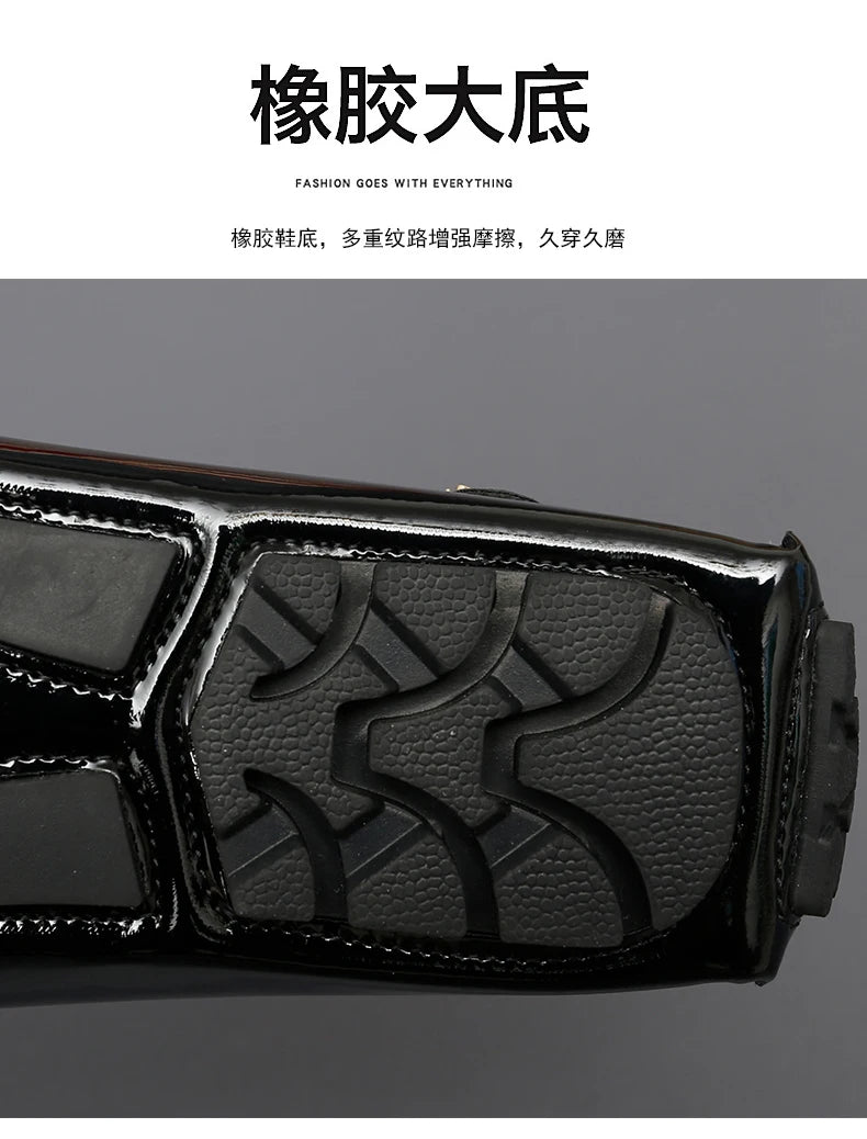 Women's Patent Leather Slip-On Loafers