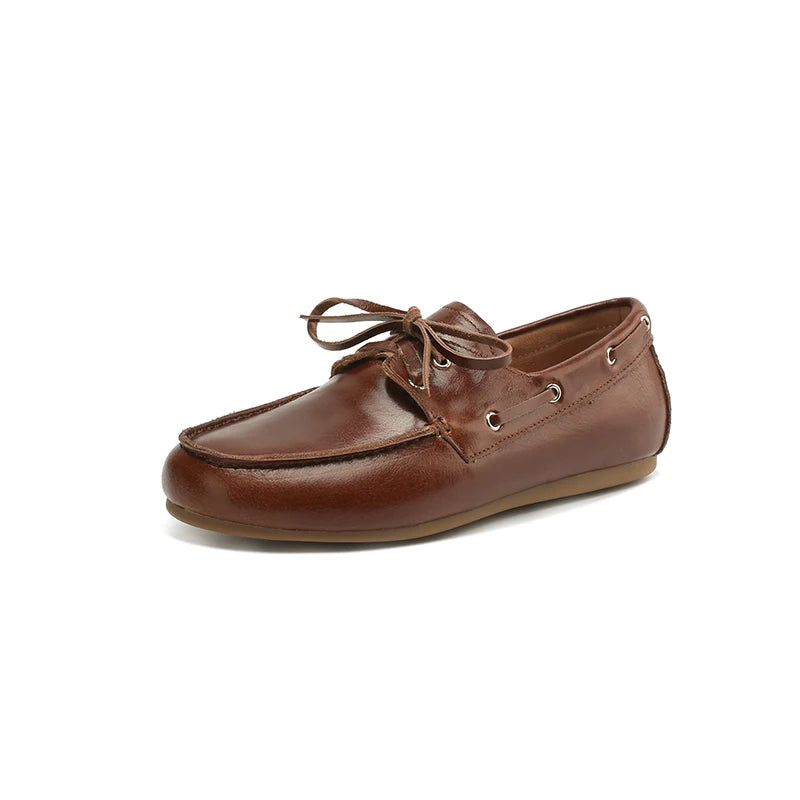 Women's Vintage Suede Leather Loafers
