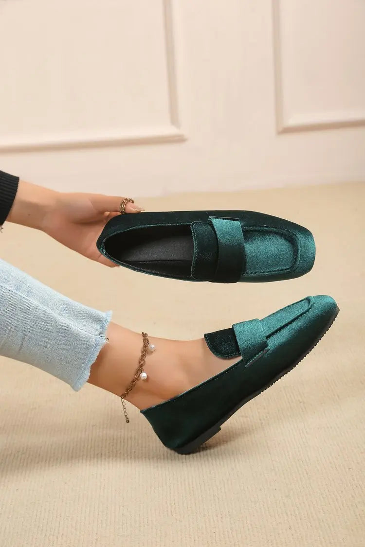 Women's Soft Sole Retro Flat Loafers