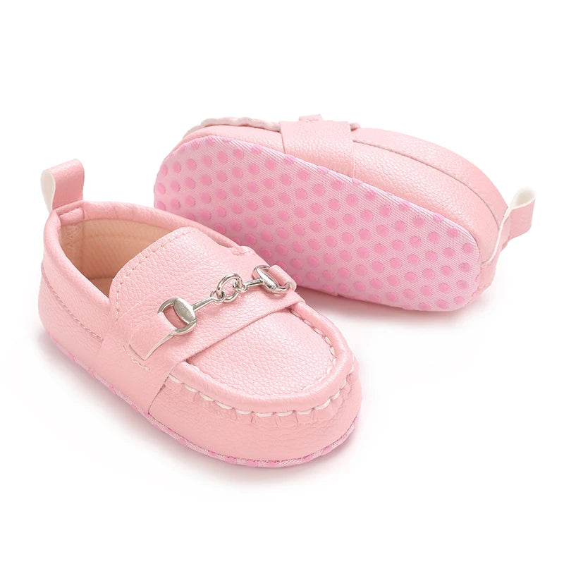 Baby Soft Bottom PU Bean Shoes