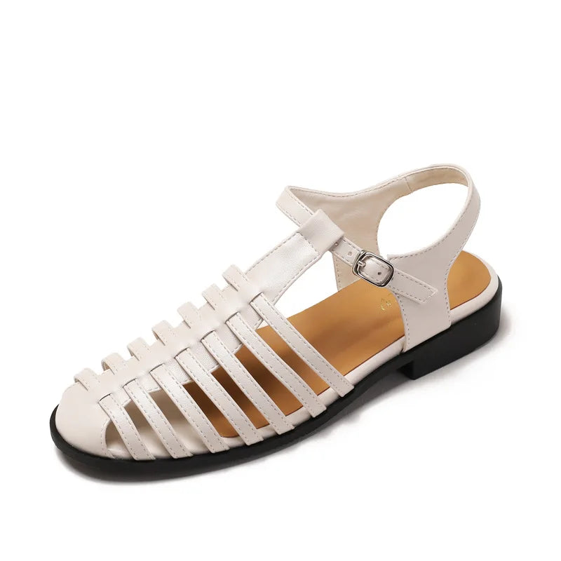 Womens T Bar Woven Ballet Flats woven detail - womens Mary Jane flats UK view 12