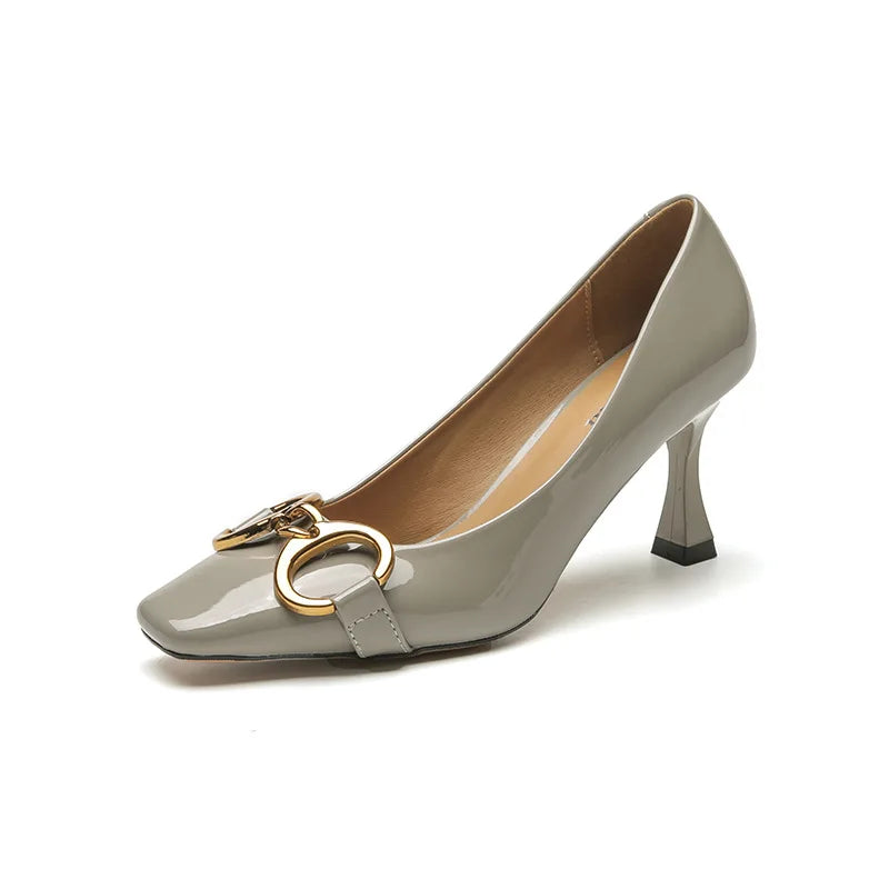 Womens Mary Jane Square Toe Soft Sole Ballet Flats