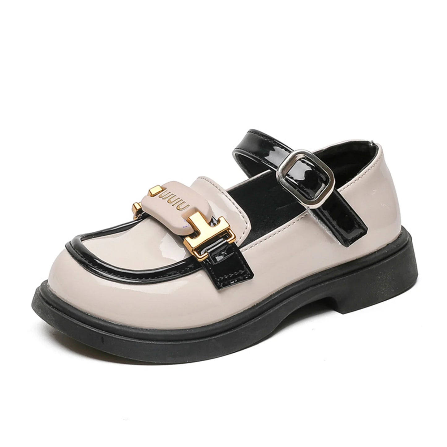 Girls' British Style Princess Loafers