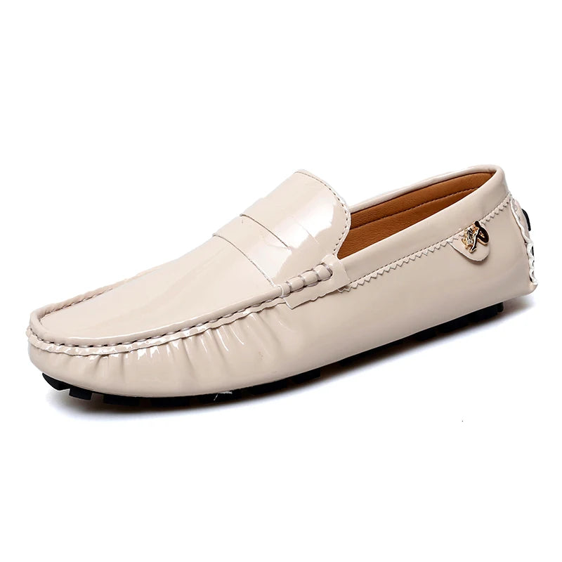 Women's Patent Leather Slip-On Loafers