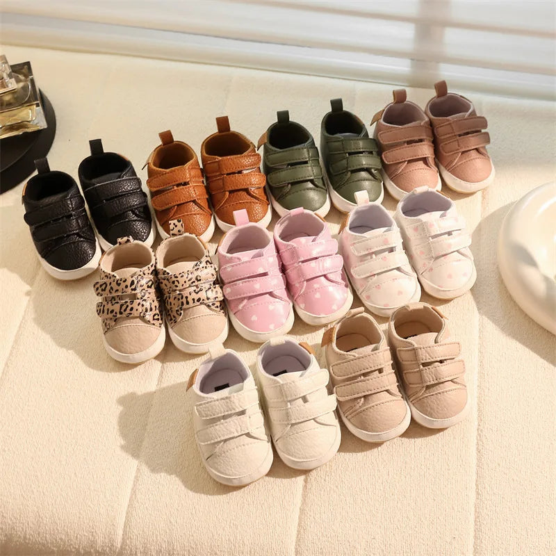 Baby Soft Soled PU Walking Shoes