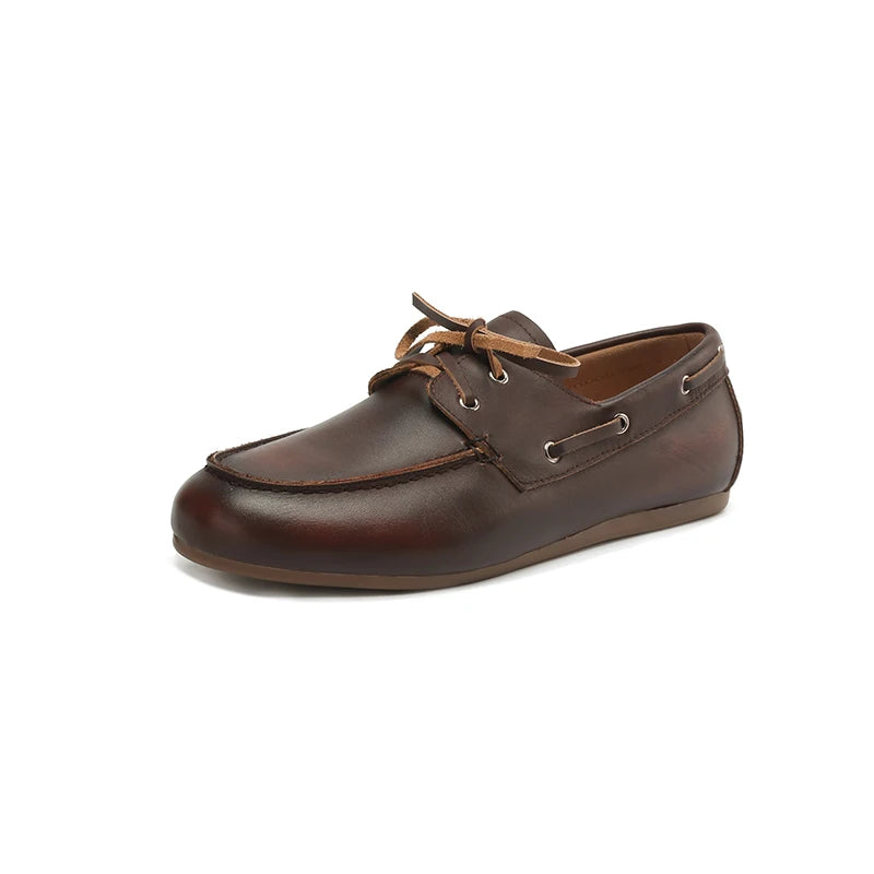 Women's Vintage Suede Leather Loafers
