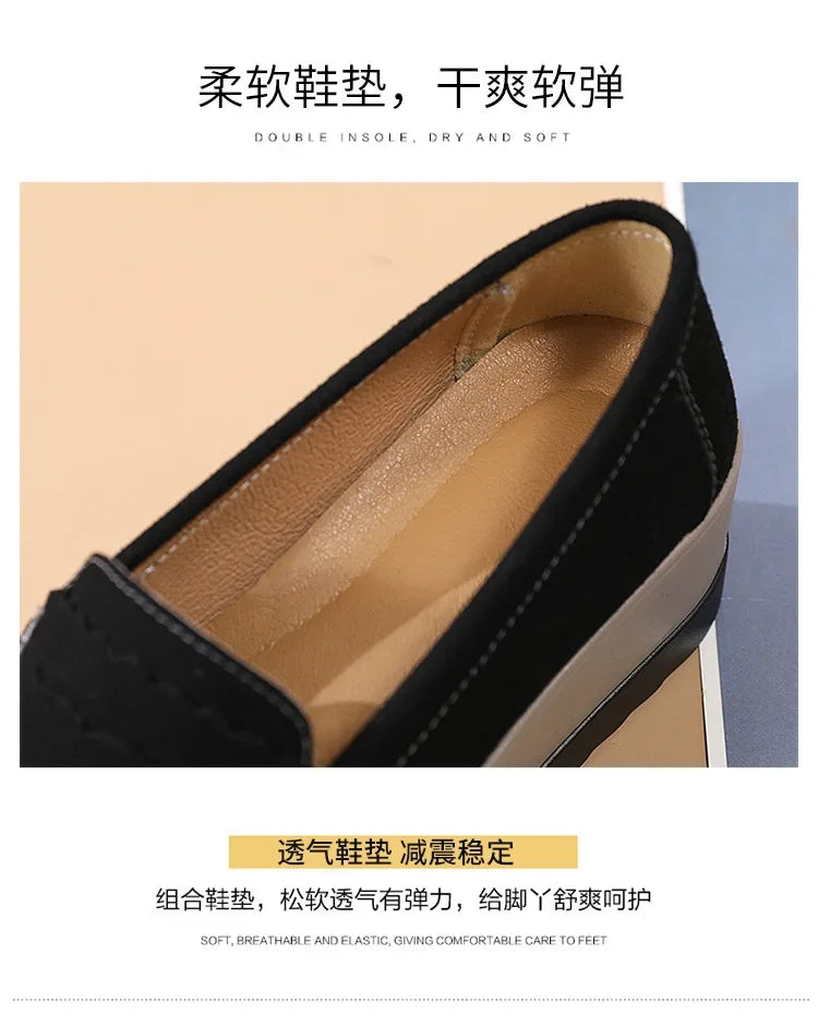 Women's Plus Size Wedge Loafers