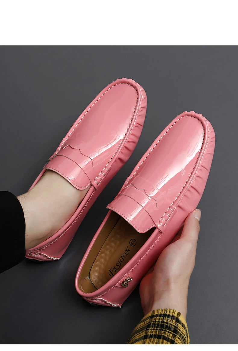 Women's Patent Leather Slip-On Loafers