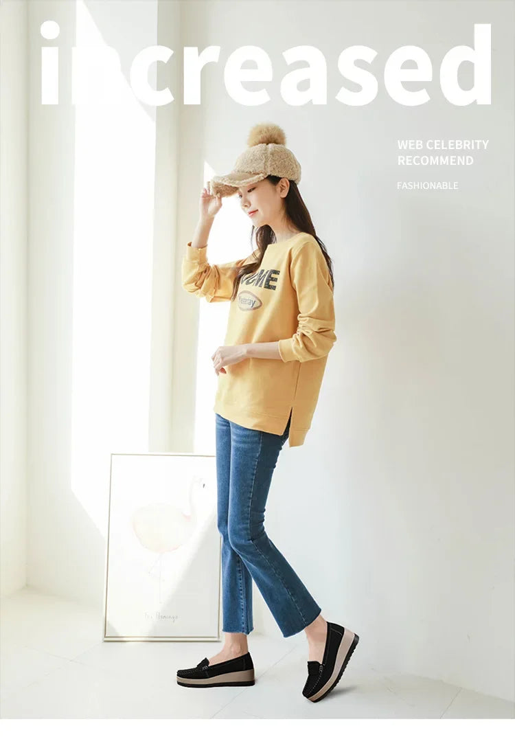 Women's Plus Size Wedge Loafers