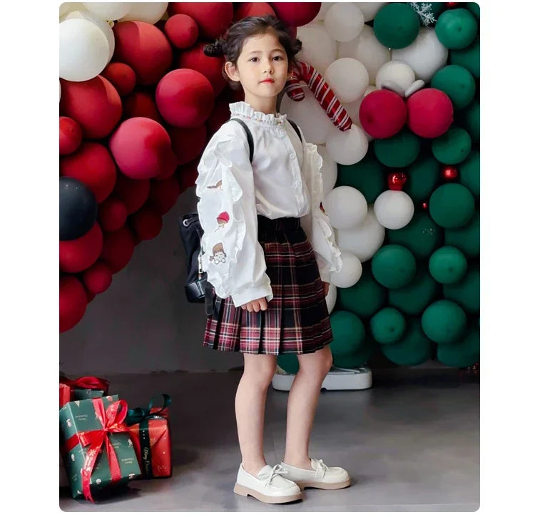 Kids' Black Thick Sole School Loafers