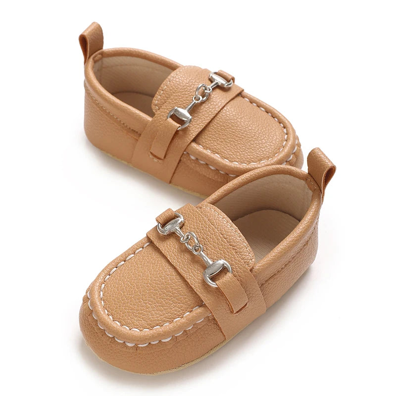 Baby Soft Bottom PU Bean Shoes