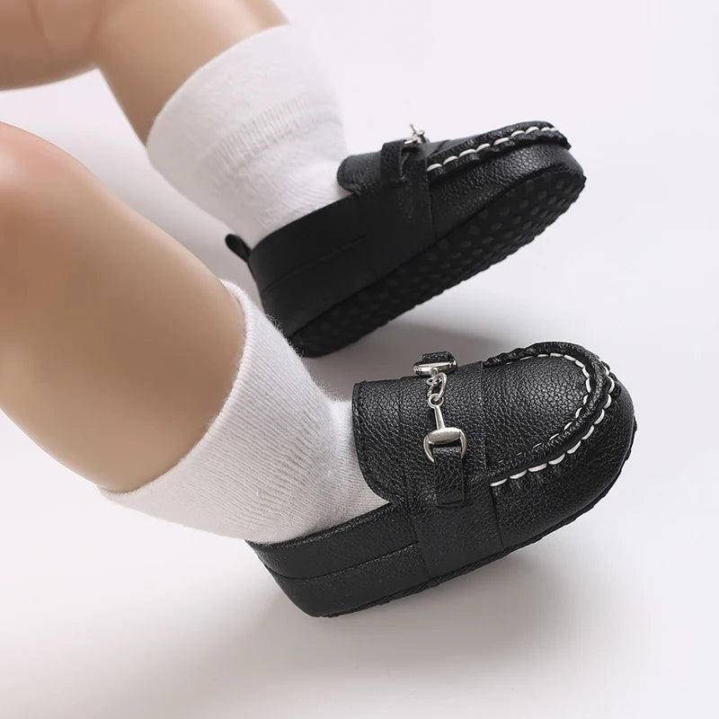 Baby Soft Bottom PU Bean Shoes