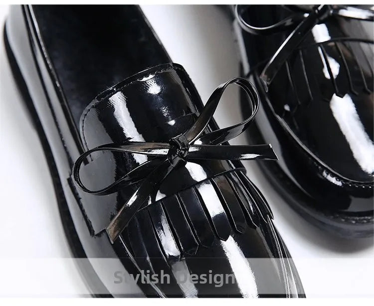 Women's Butterfly Knot Tassel Loafers