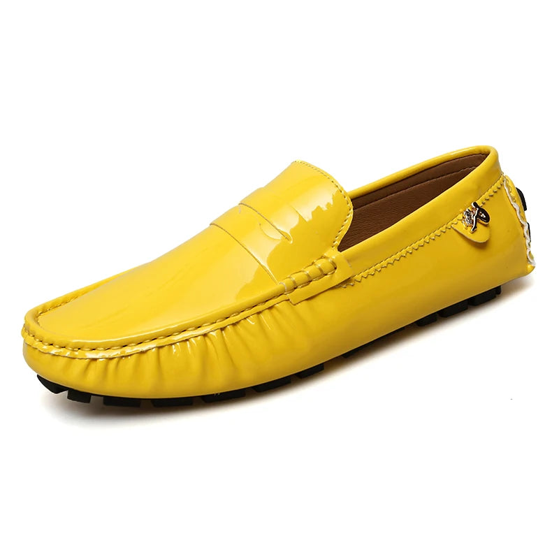 Women's Patent Leather Slip-On Loafers