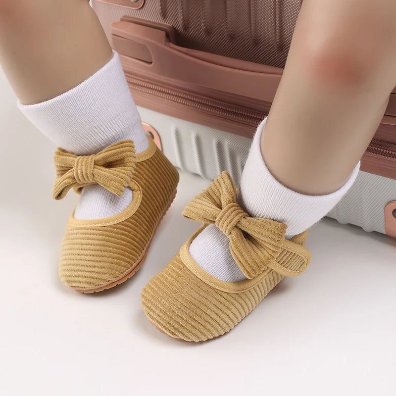 baby bow corduroy Mary Jane shoes - product image 15