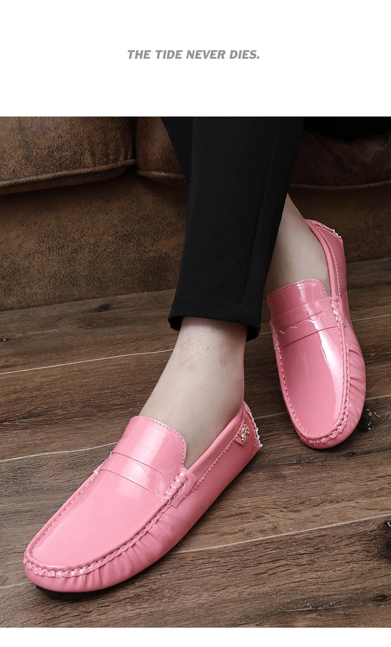 Women's Patent Leather Slip-On Loafers
