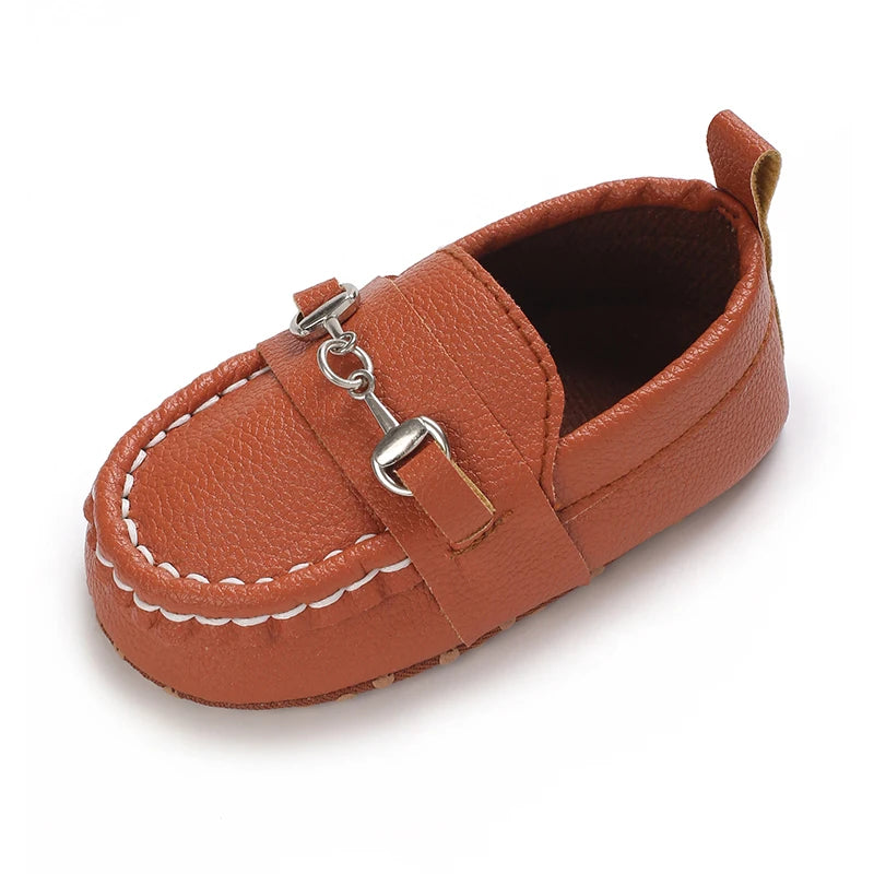 Baby Soft Bottom PU Bean Shoes