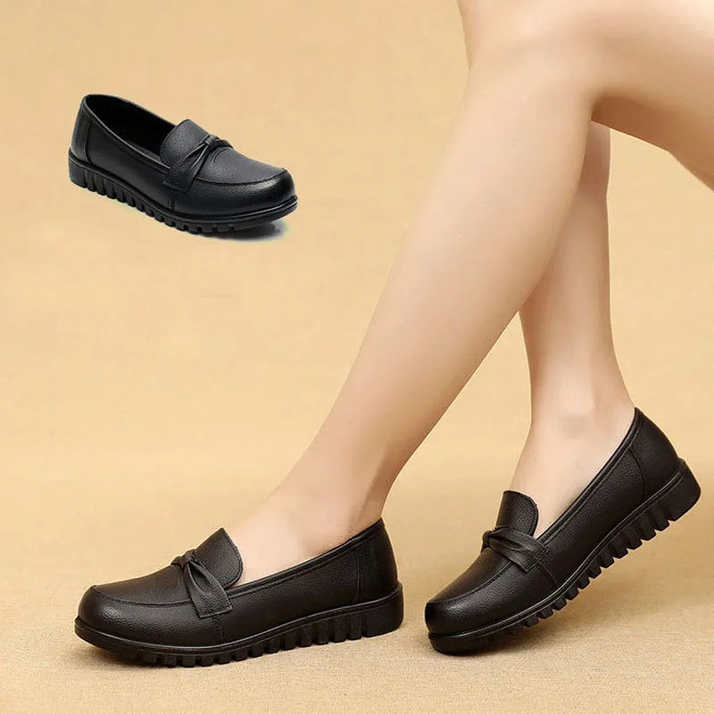 Women's Genuine Leather Comfort Loafers