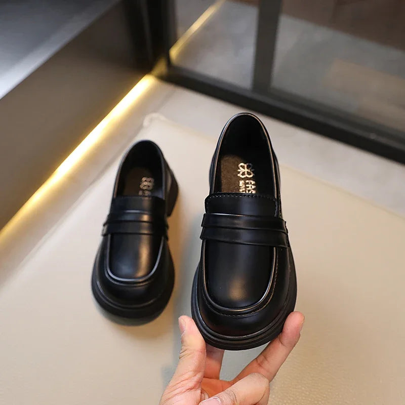 Girls' Round Toe Party Loafers