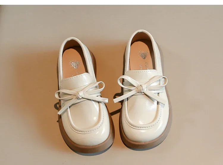 Kids' Black Thick Sole School Loafers