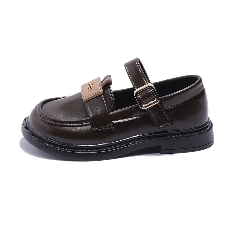 Kids' Designer Leather Party Flats