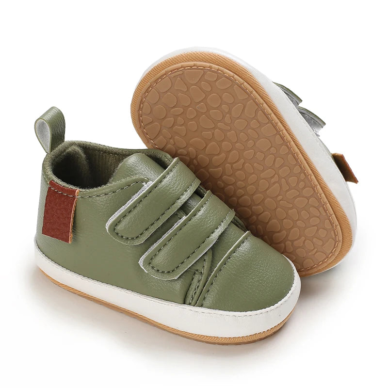 Baby Soft Soled PU Walking Shoes