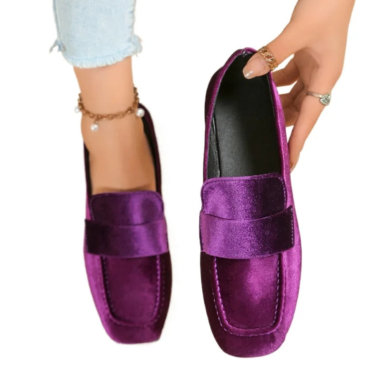 Women's Soft Sole Retro Flat Loafers