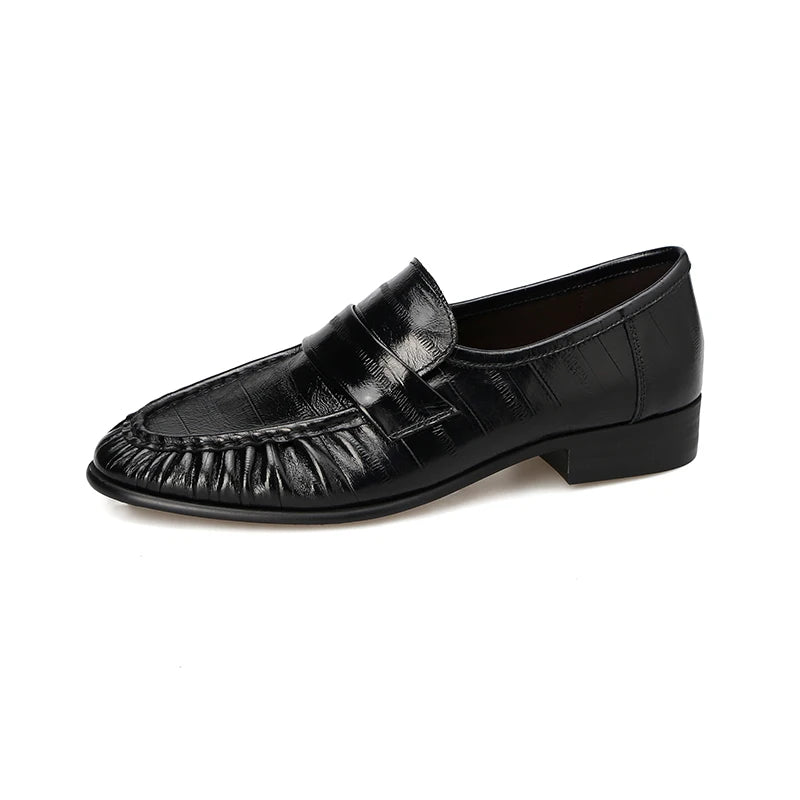 Women's Leather Slingback Loafer Flats